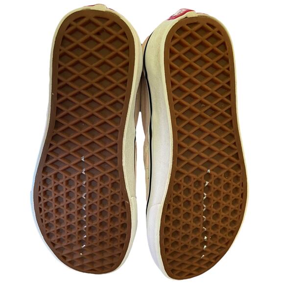 Vans Off The Wall Pink White Slip On Shoes Size 5 - Picture 8 of 8